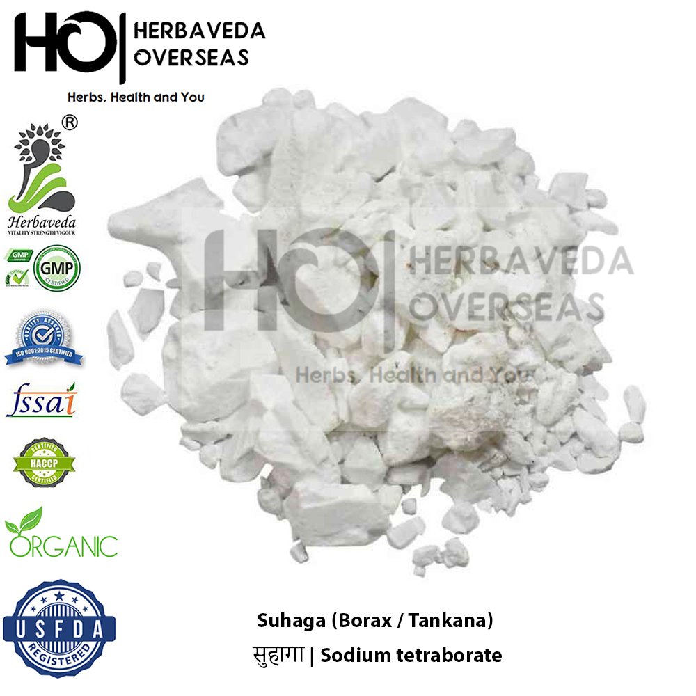 Suhaga (Borax / Tankana) | सुहागा | Sodium tetraborate (Na₂B₄O₇·10H₂O)