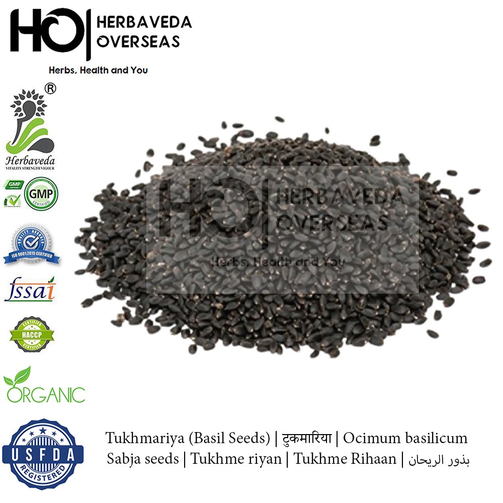 Tukhmariya (Basil Seeds) | टुकमारिया | Ocimum basilicum |Sabja seeds | Tukhme riyan | Tukhme Rihaan
